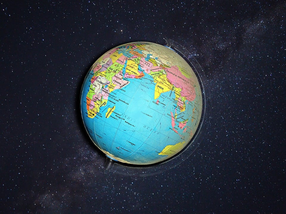 Globo terraqueo - Mapa