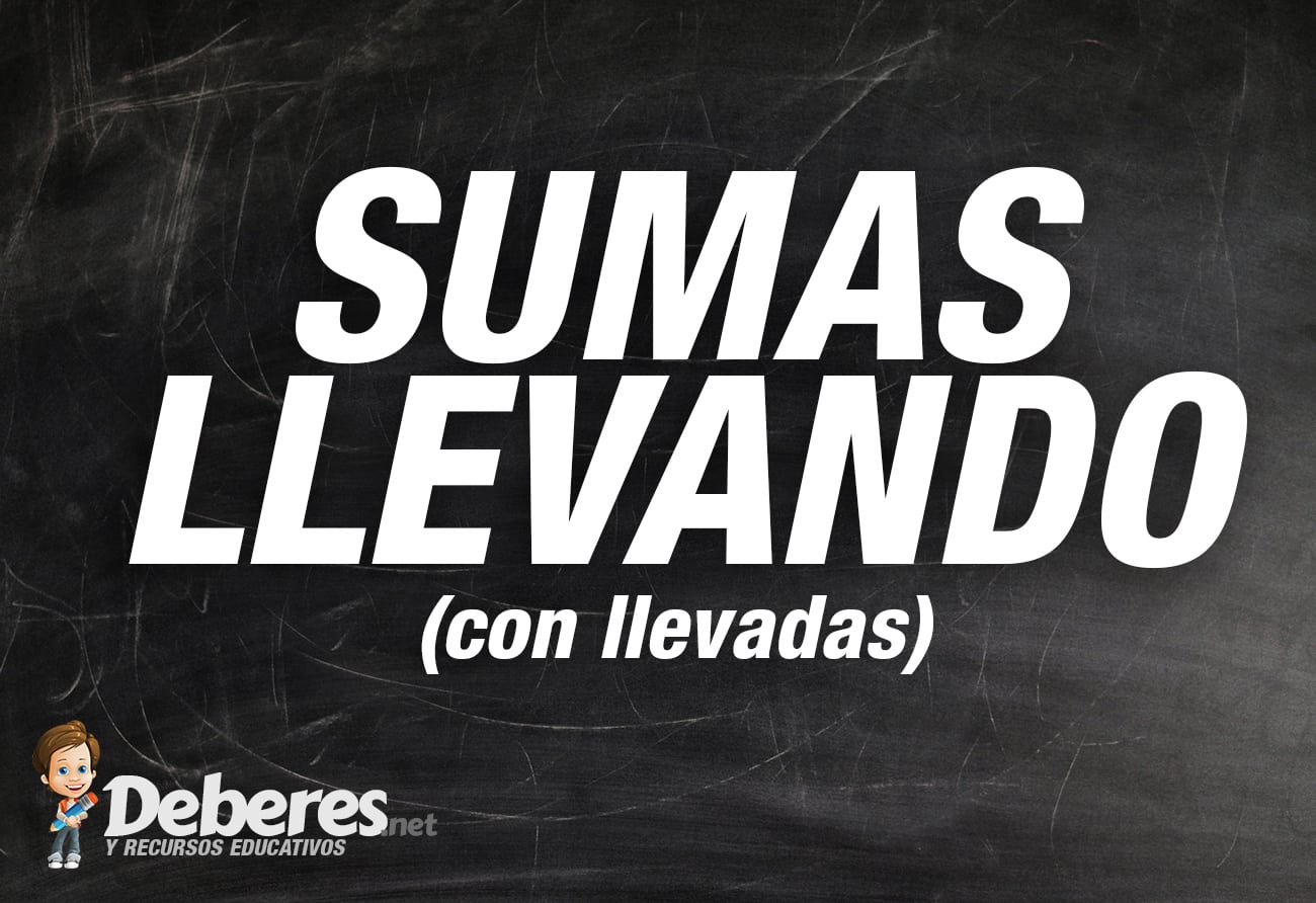 Sumas llevando para imprimir