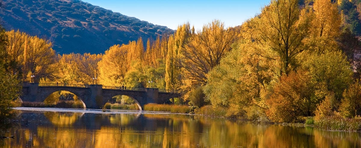 Rio Duero a su paso por SoriaSoria