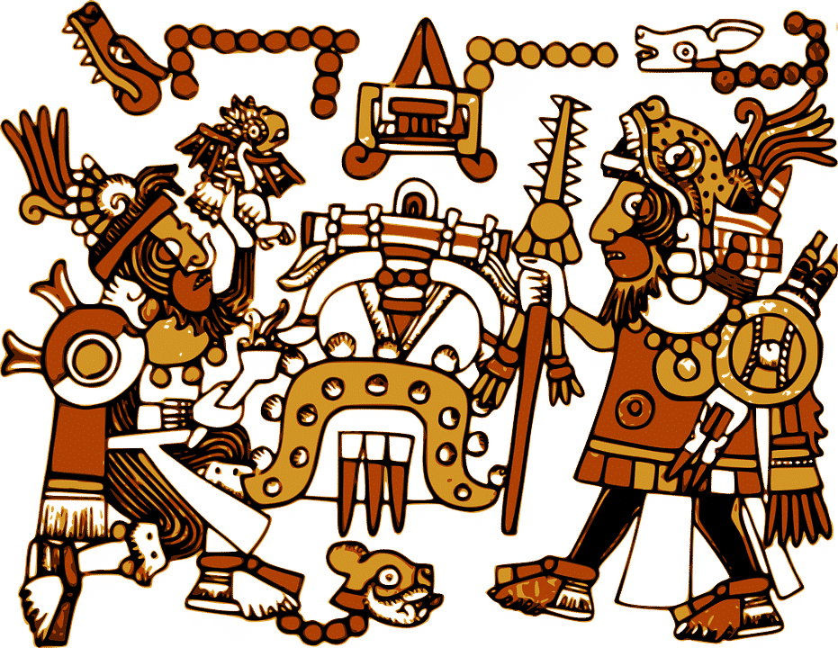 La literatura Maya y Azteca