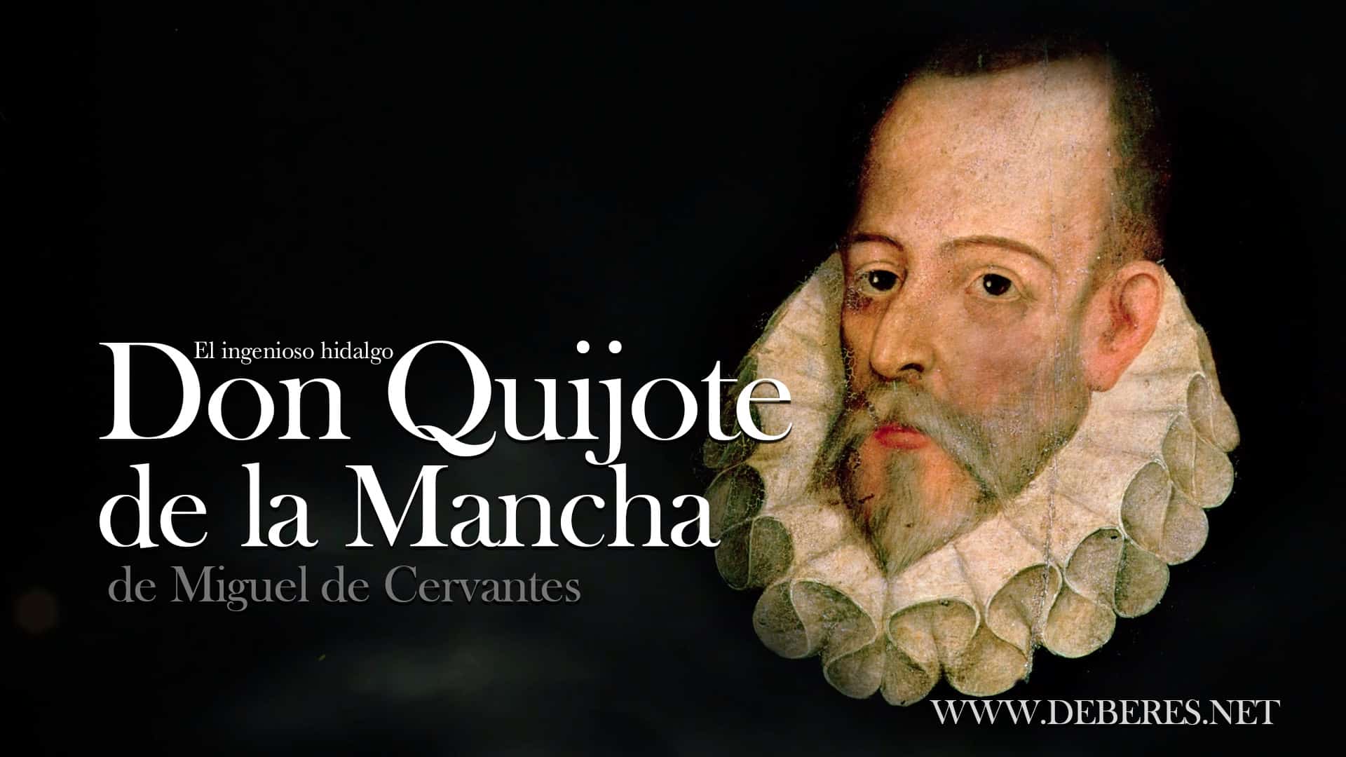 En un lugar de la Mancha... Don Quijote de Cervantes